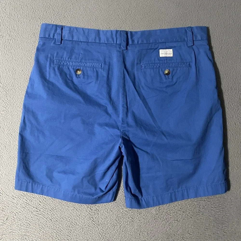 Vineyard‎ Vines Shorts Mens 34 Blue Chino Preppy Casual Golf Southern Whale